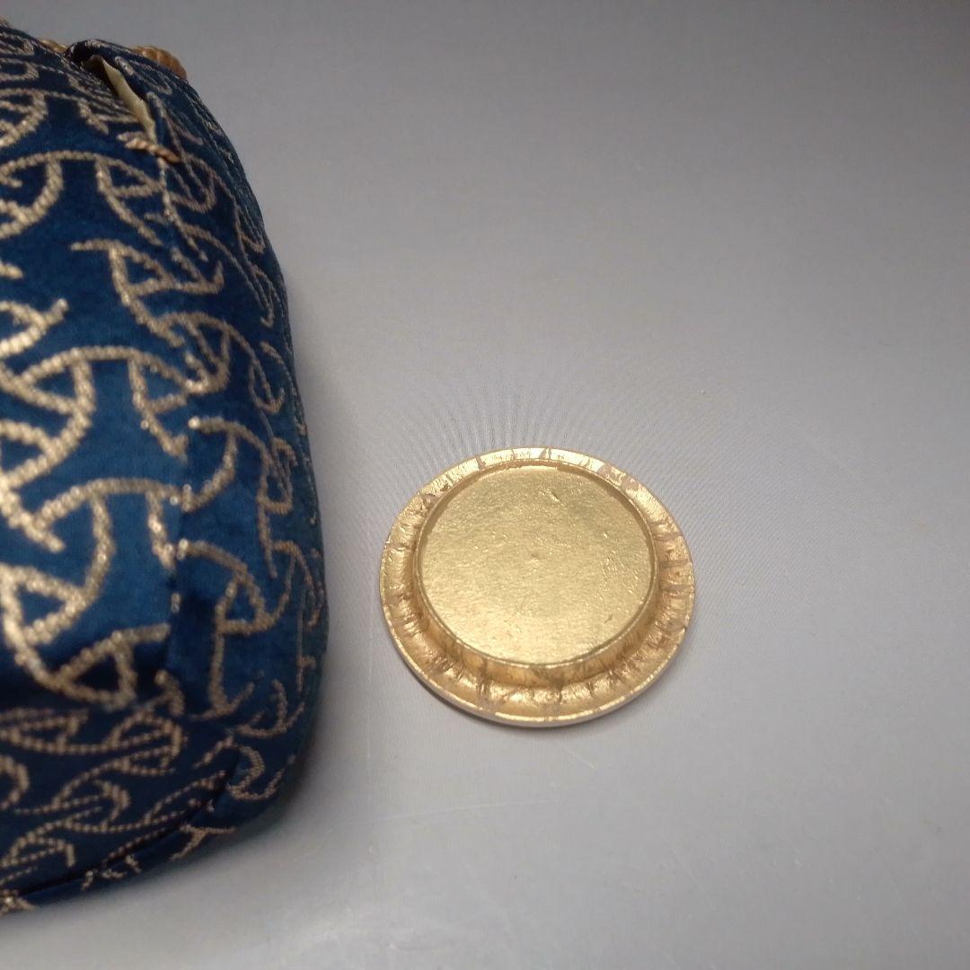 丹波焼　茶入　久田宗也　尋牛斎　初音　肩付茶入　駒繋金襴　コマツナギ