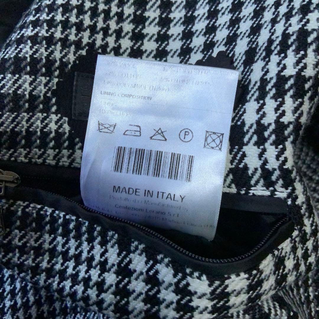 極美品 TAGLIATORE タリアトーレ バルカラーコート46 グレンチェック