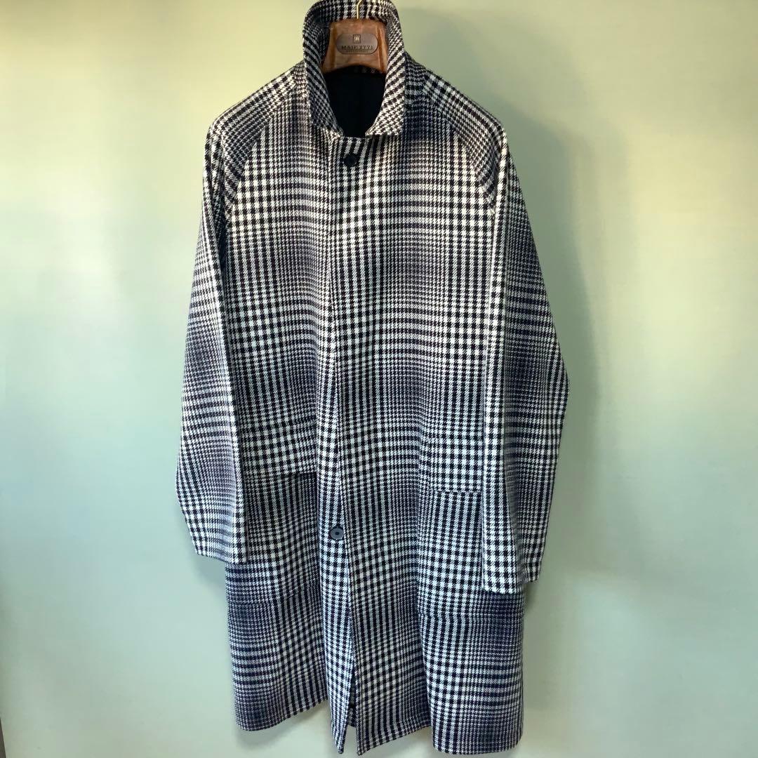 極美品 TAGLIATORE タリアトーレ バルカラーコート46 グレンチェック