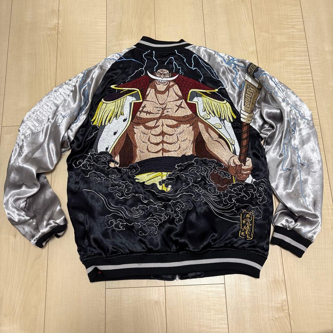 絡繰魂 ワンピース ONEPIECE コラボ スカジャン エース&白ひげ