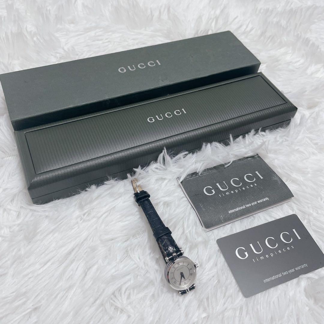 GUCCI グッチ 腕時計 2040L 箱付き レディース レザー フリー