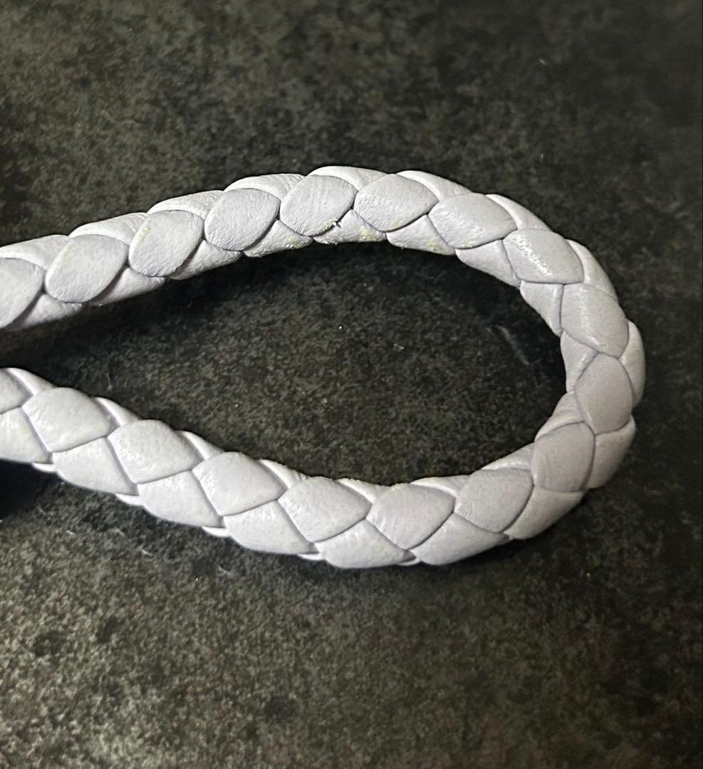 BOTTEGA VENETA/イントレチャートキーリング/ラベンダー