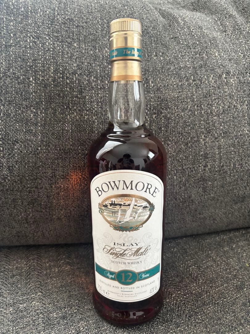 ボウモア BOWMORE 12年 カモメ シルクプリント 750ml 【古酒】