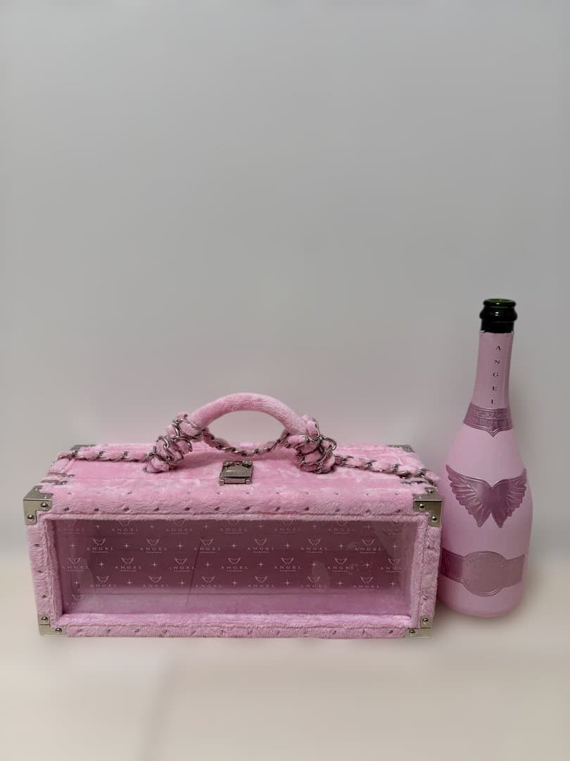 エンジェルシャンパン ピンク ファータイプ 空瓶 ケース