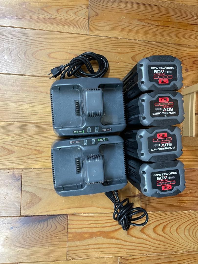 60V 除雪機 黒/赤