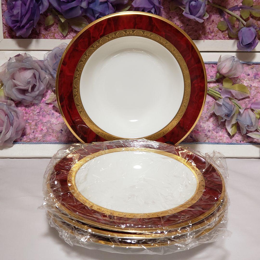 M200　ノリタケ　ヘミングウェイ　深皿　スープ　プレート　22cm　4枚