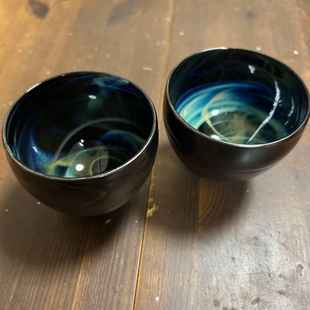 作家　ガラス作家　水月　タンブラー　森本もとこ　2個