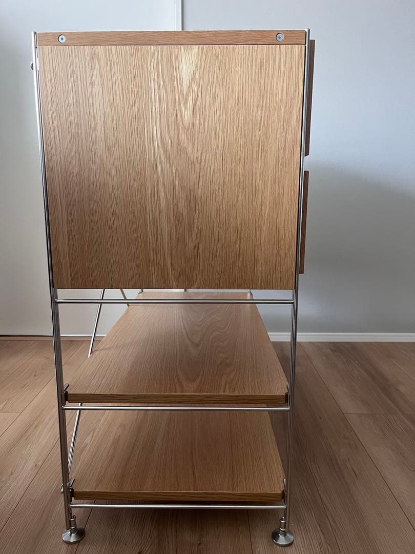 無印良品 スチールユニットシェルフ　ボックス　引き出し　オーク材