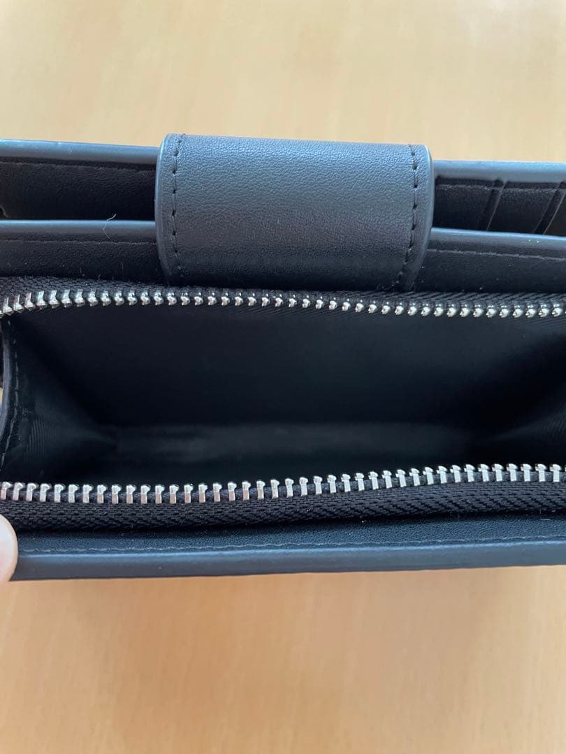 まい　COACH コーチ　二つ折り財布　リボン