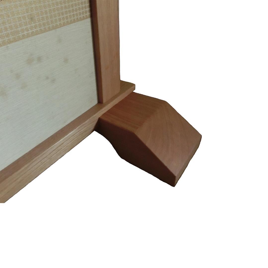 奥ゆかしさを醸す伝統衝立 山水画＋小紋柄