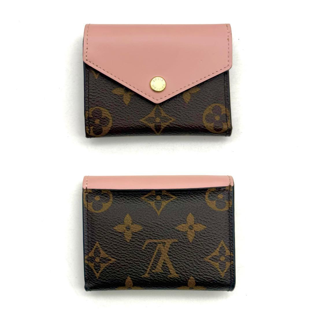 【 tomotomo】ルイヴィトンポルトフォイユ ゾエ ローズバレリーヌ