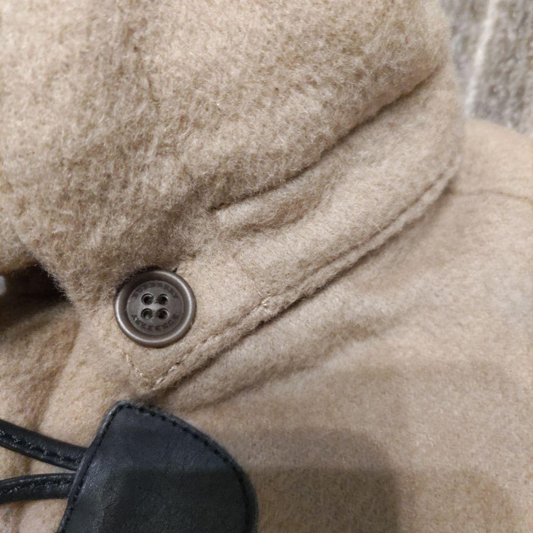 バーバリー　チルドレン　ダッフル　コート　12Y　152cm　受験　薄茶　美品