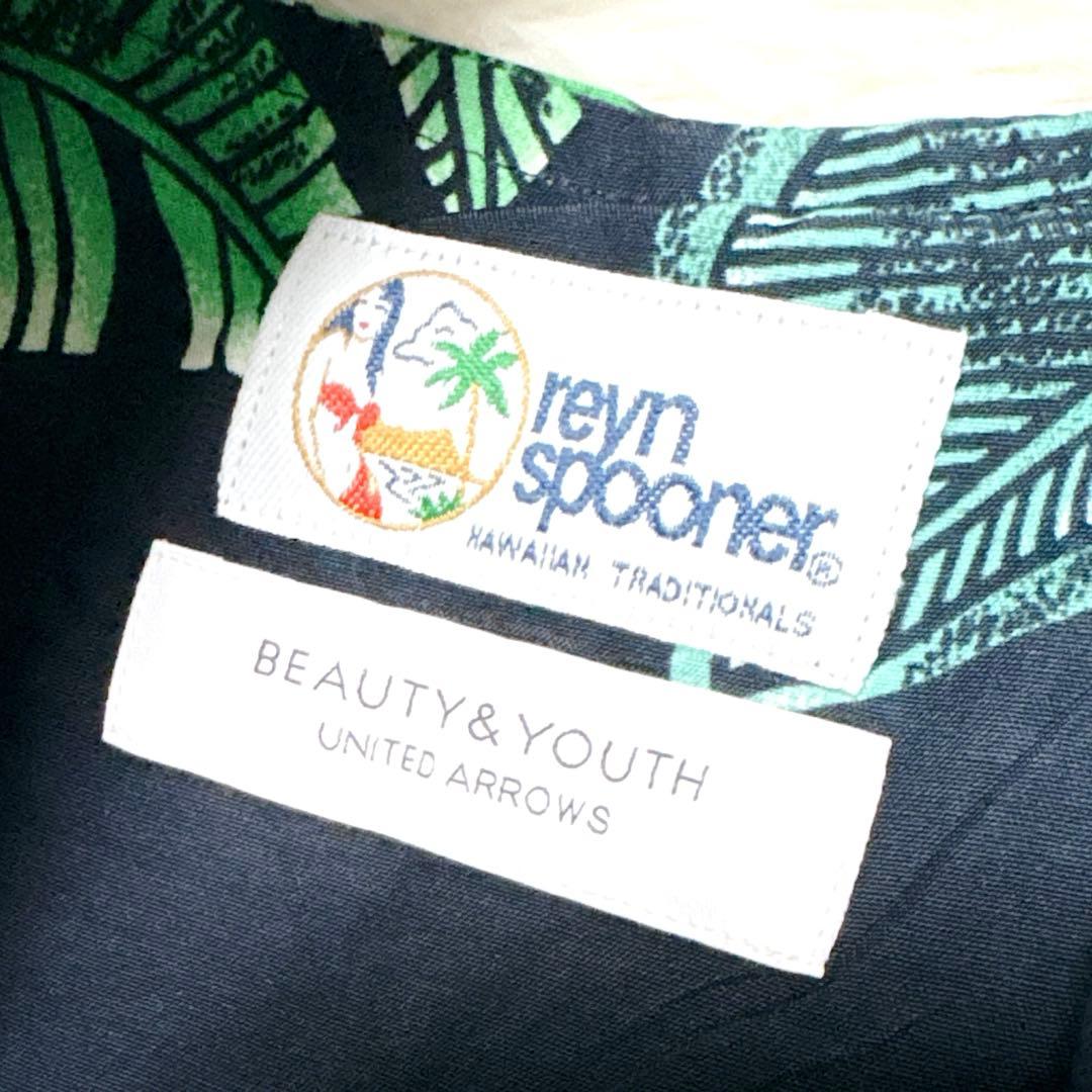 新品タグ付き　別注　ビューティー　レインスプーナーボタニカルアロハオールインワン