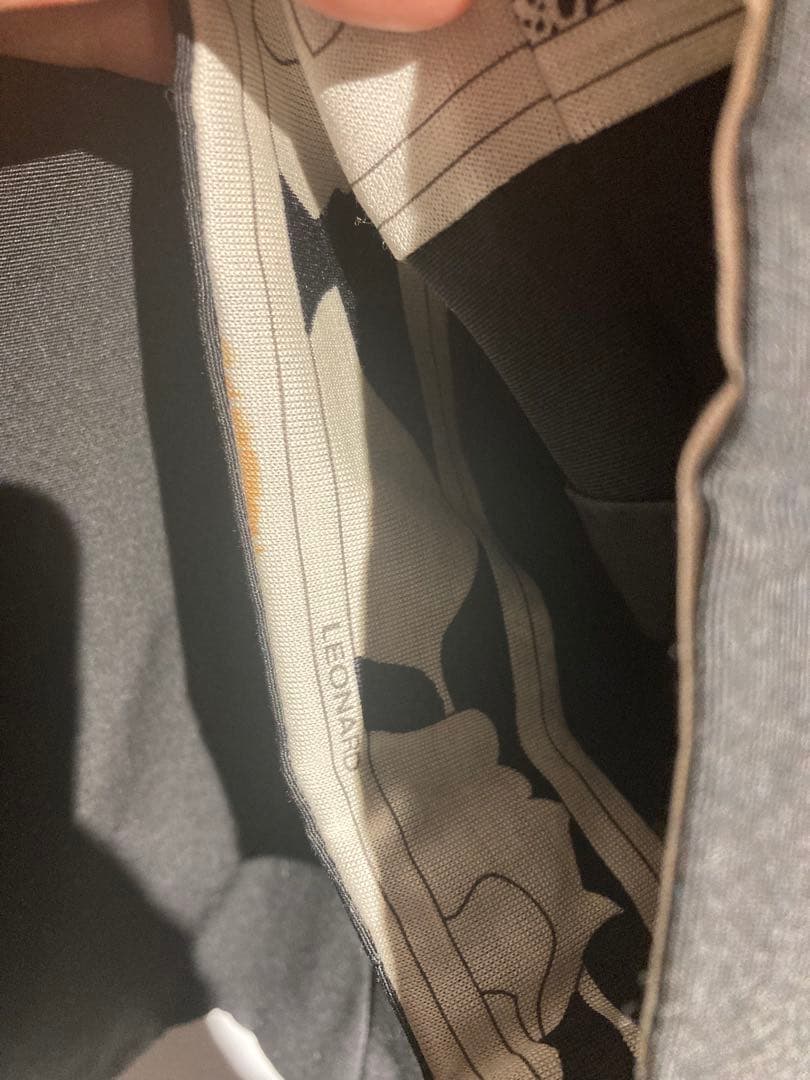 【10日まで値下】LEONARD黒ステッチジャケット✨美品✨大きめサイズ13AR