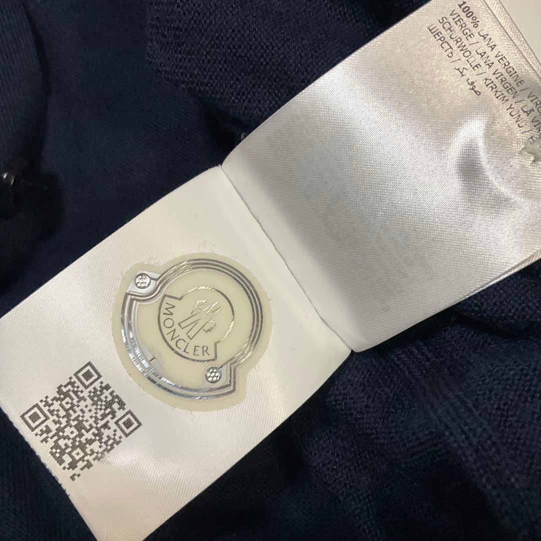 MONCLER ネイビー カーディガン　メンズ　Lサイズ