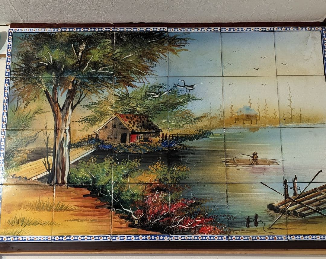 必見 美術品級絵画風手書きタイル