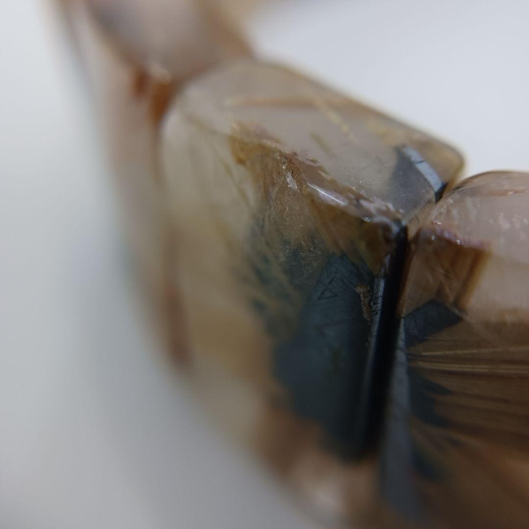 ルチルクォーツ バングル 太陽放射