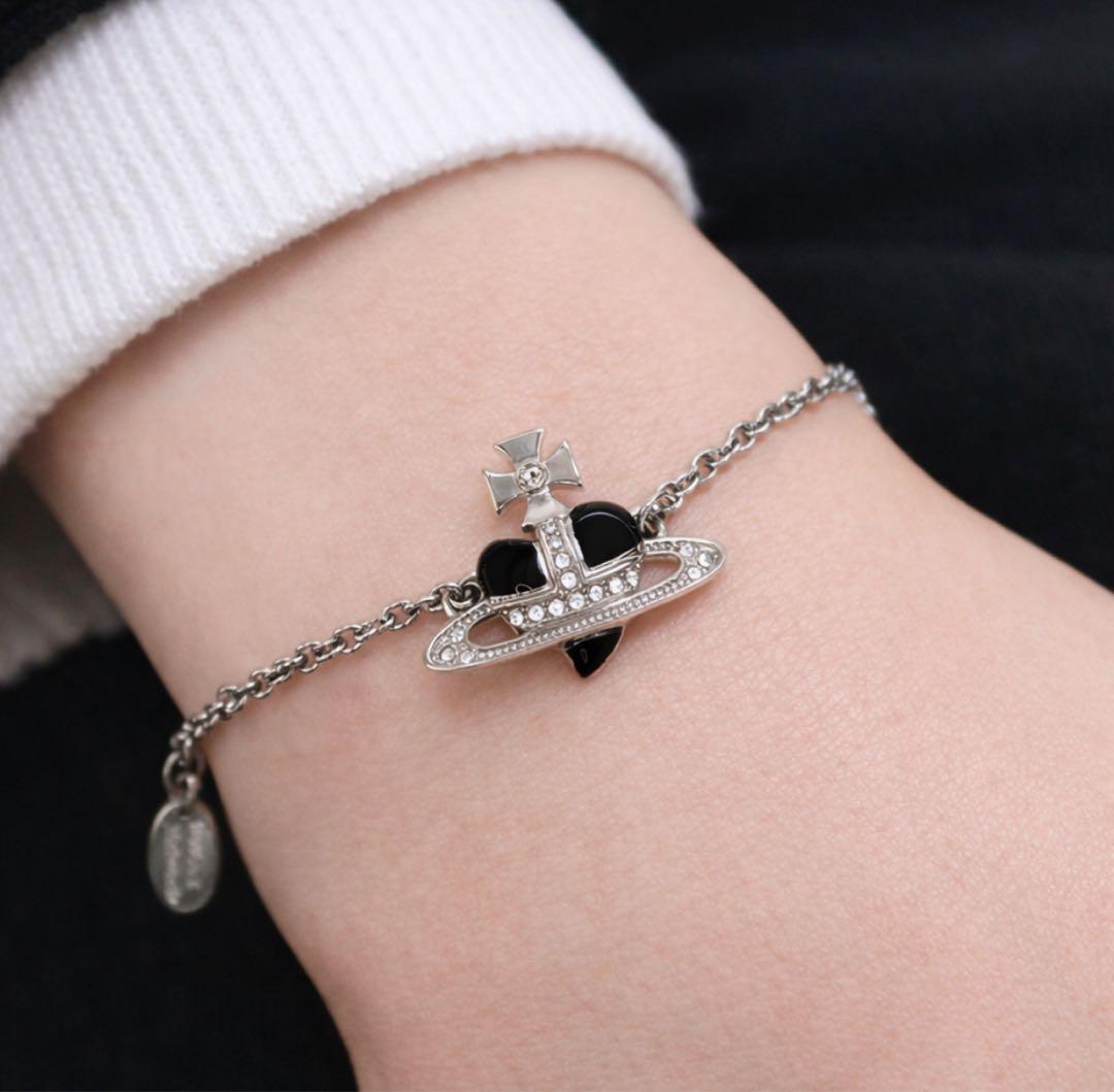 極美品✨Vivienne Westwood ブラックオーブ ブレスレット　付属品