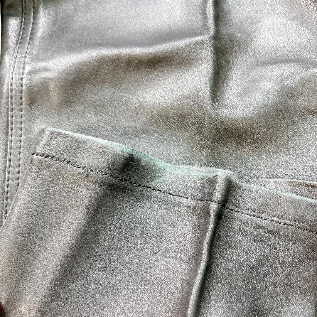 VERSACE CLASSIC ラム レザーパンツ ブラック 52 L 本革