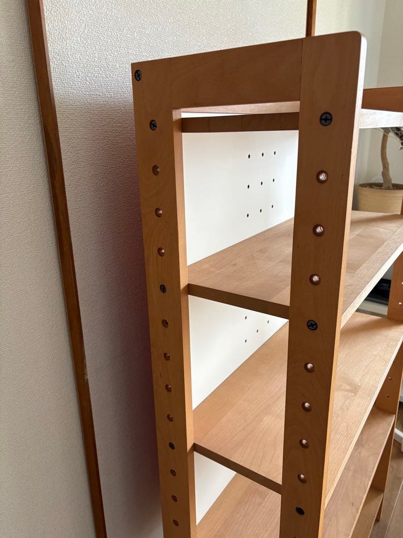 杉工場 ムックモック MUCMOC リバーシブル 国産 無垢 棚 シェルフ