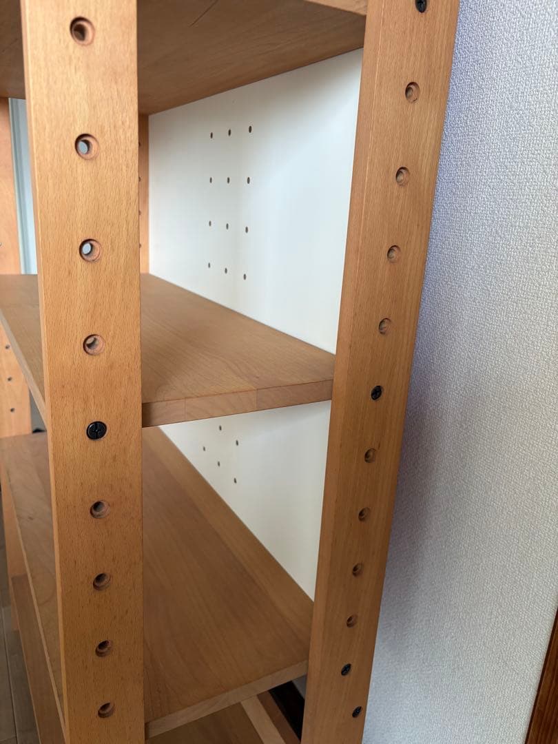 杉工場 ムックモック MUCMOC リバーシブル 国産 無垢 棚 シェルフ