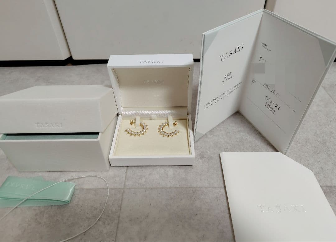 TASAKI デインジャートライブ イヤリング　ピアス　YG タサキ