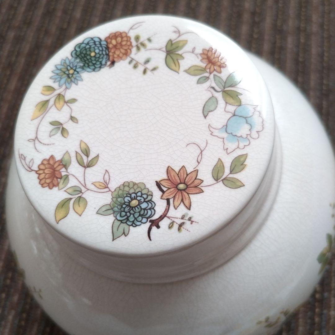 メイソンズ　花鳥文様　大型ティーキャニスター／クッキージャー