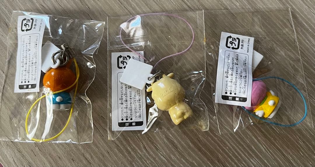 激レア◎非売品◎サクマいちごミルク・クッピーラムネ◎3個セット◎根付ストラップ