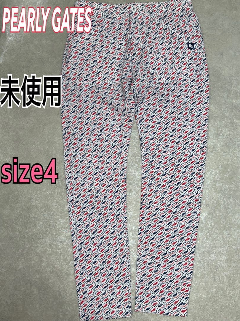 希少 未使用 PEARLY GATES ワニ ゴルフパンツ メンズ 4