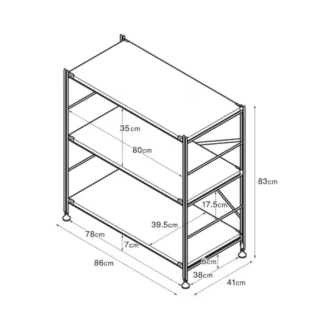 お値下げ中☆ 無印 ステンレスユニットシェルフ ウォールナット 小 ワイド
