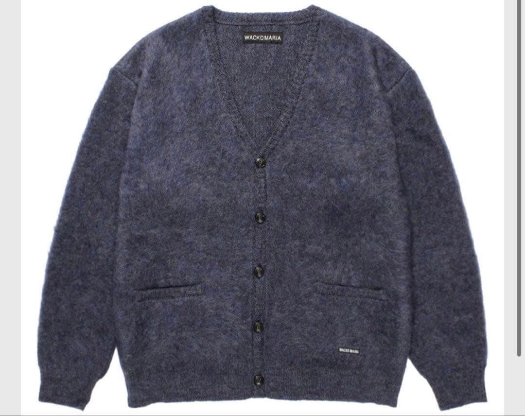 WACKOMARIA 25fw HEAVY MOHAIR CARDIGAN 紫