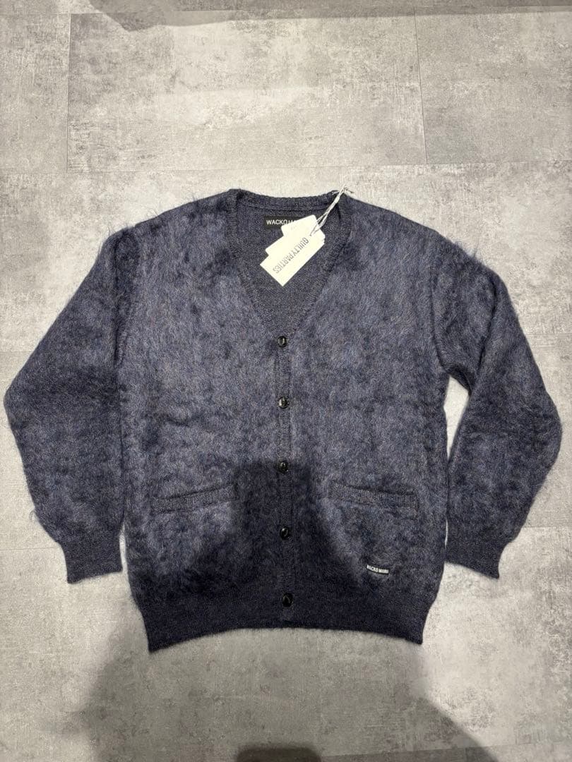 WACKOMARIA 25fw HEAVY MOHAIR CARDIGAN 紫