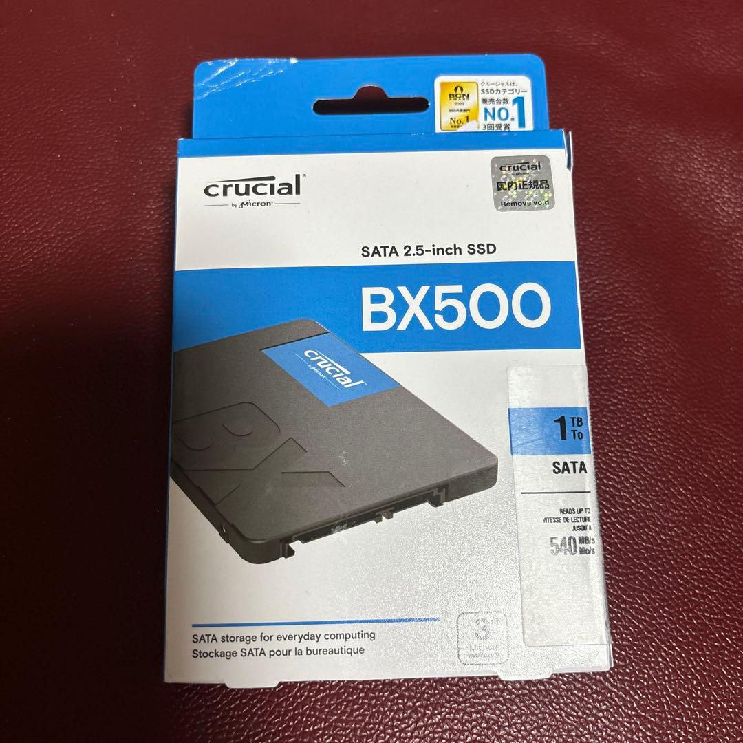 内蔵型SSD crucial SSD 1TB BX500