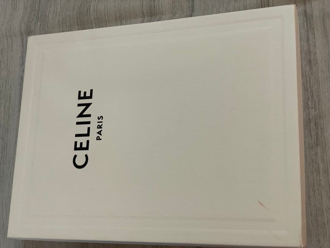 CELINE 二つ折り財布　スモールストラップウォレット　ブラック　黒