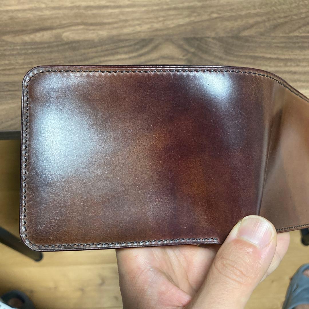 ホーウィンシェルコードバン　希少なマーブル色