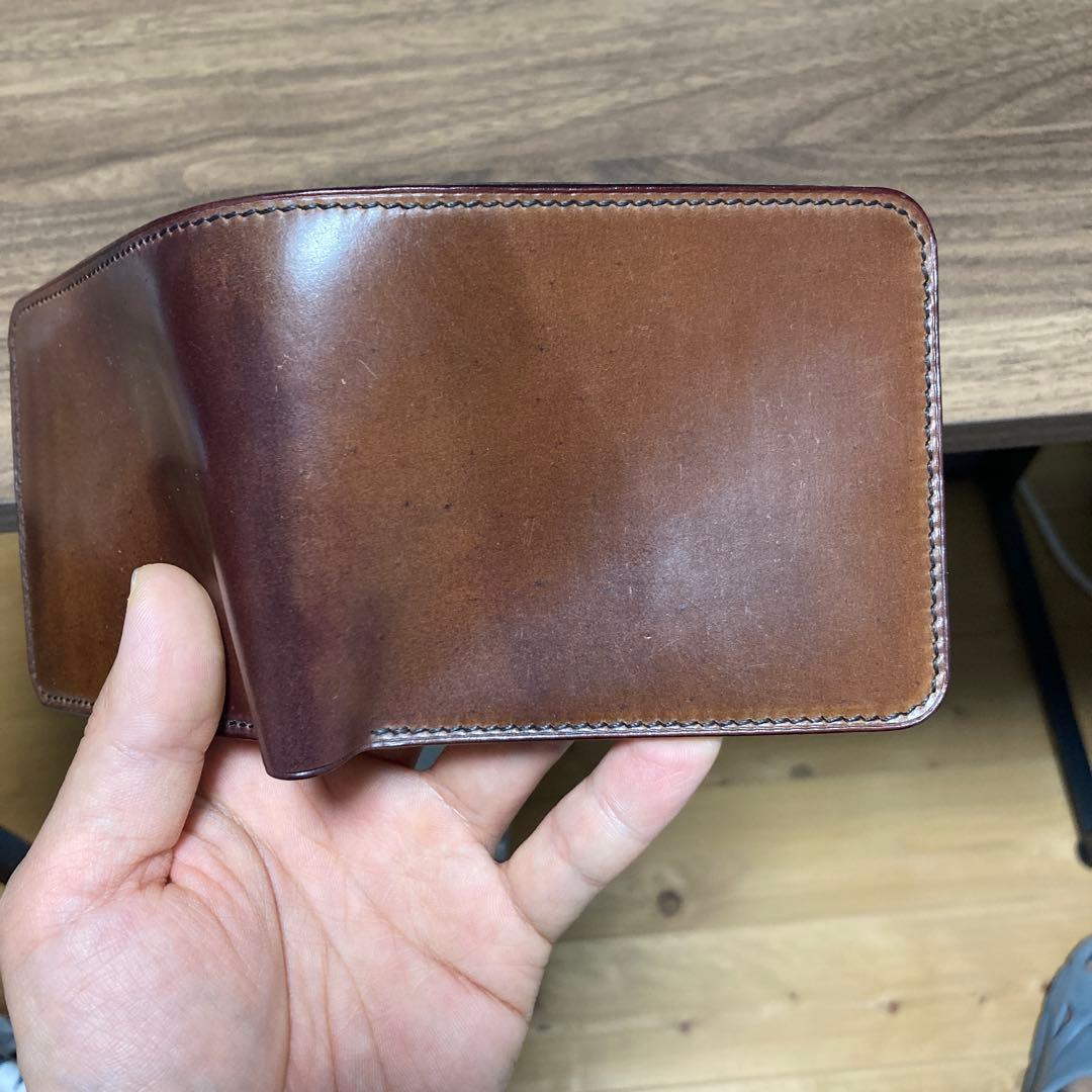 ホーウィンシェルコードバン　希少なマーブル色