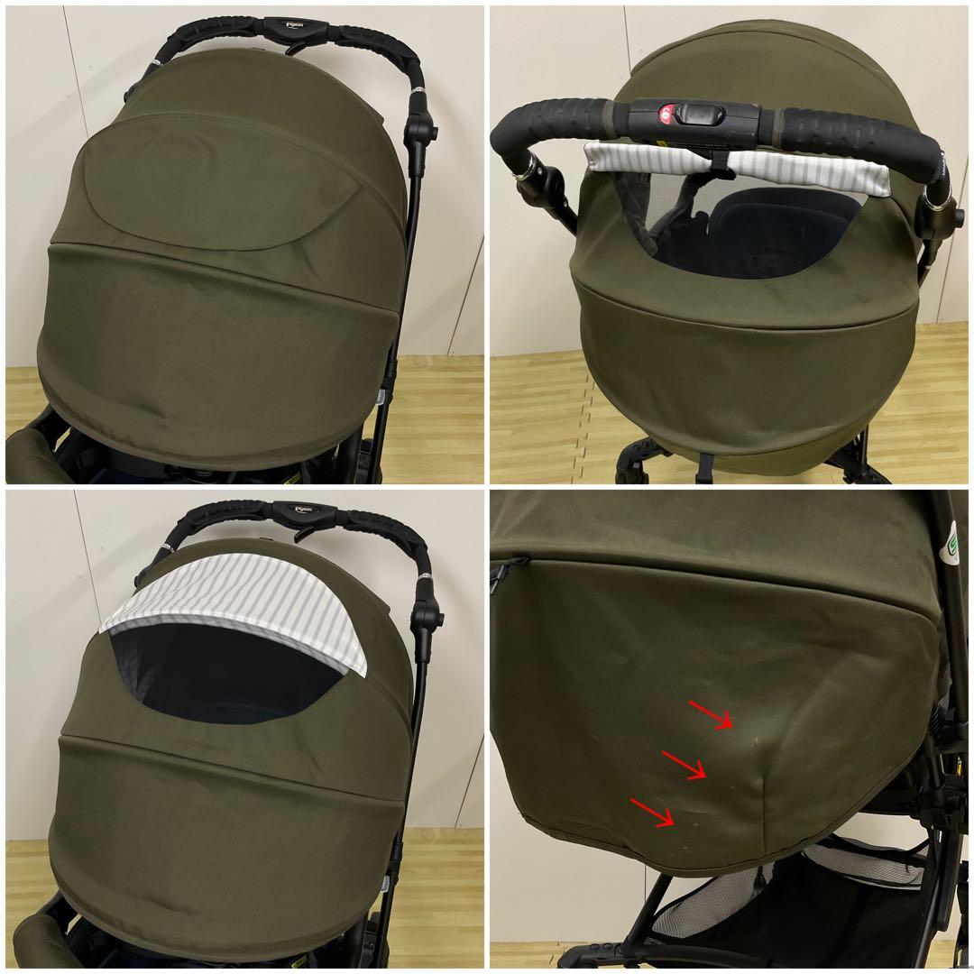 綺麗！Pigeon ランフィリノン RB2L オート4輪ハイシートベビーカー