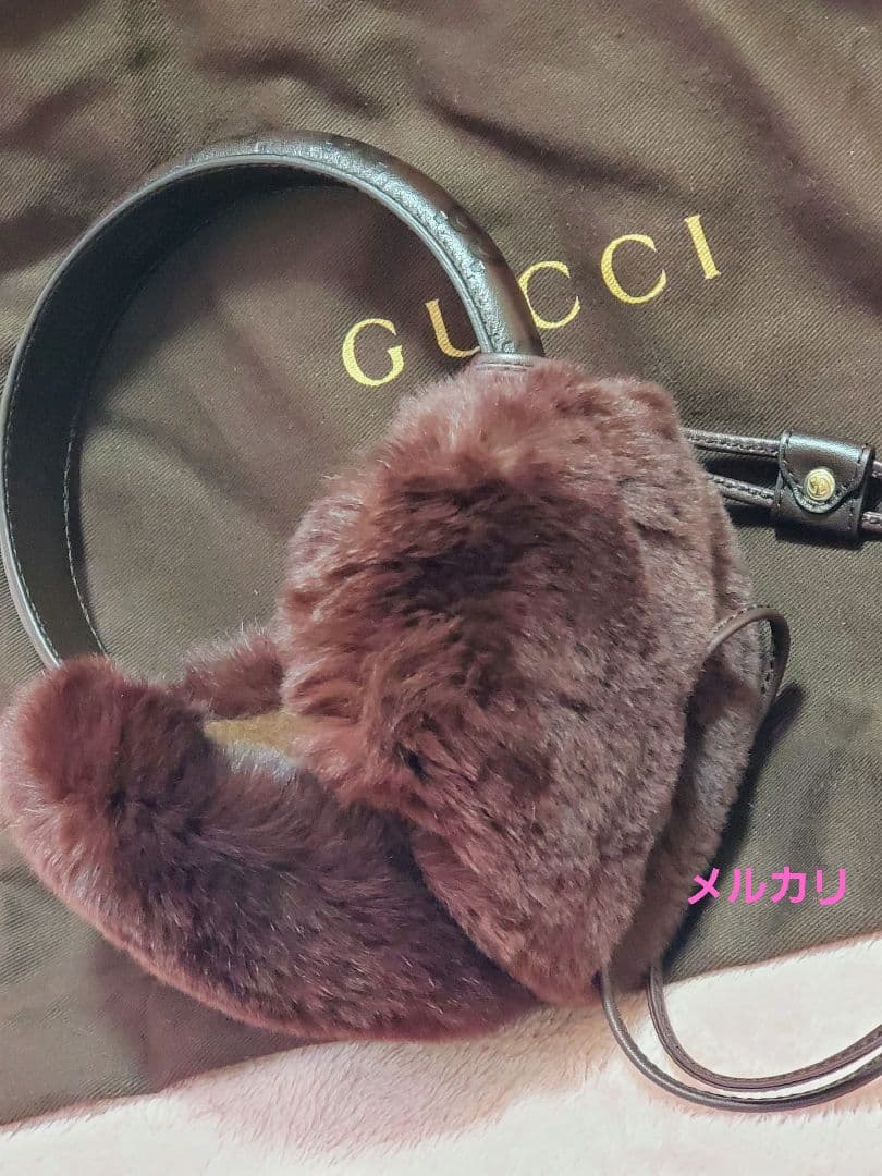 GUCCI イヤーマフ リアルファー 極美品 グッチ