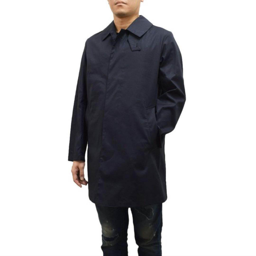 早い者勝ち！マッキントッシュ ステンカラーコート　ダークネイビー　38サイズ