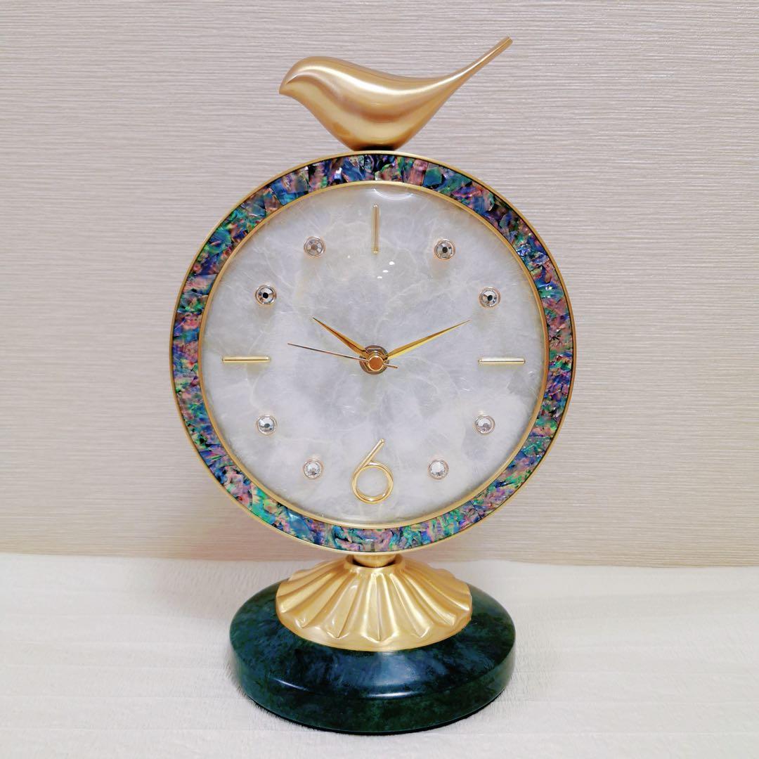 ✨完全新品 美品 電波置き時計 モダン 静音タイプ インテリアにも◎✨