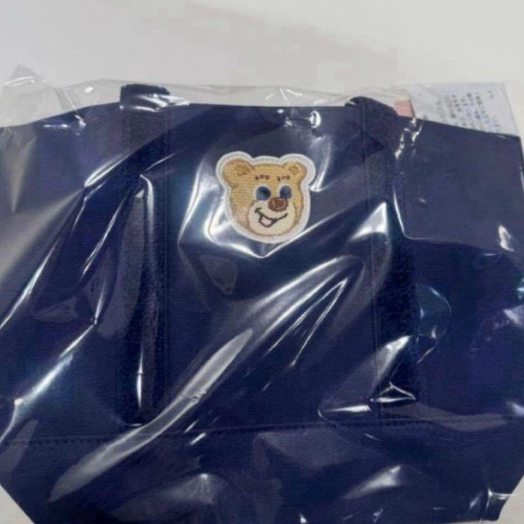 新品未開封 FEILER オールドテディワッペントートバッグ　ネイビー