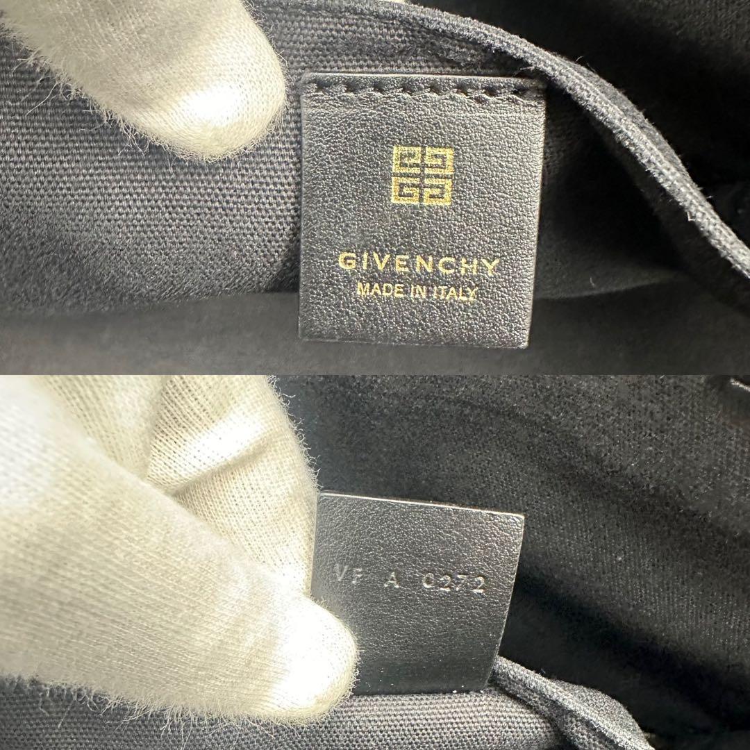 ジバンシー トートバッグ 2way ショルダー レザー 黒色 ブラック