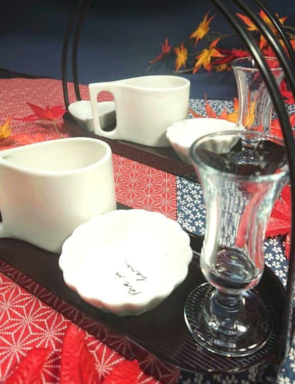 ⬛ホテル・旅館気分で豪華に演出 【華やか置台３組セット】５種類計４小鉢皿グラス付