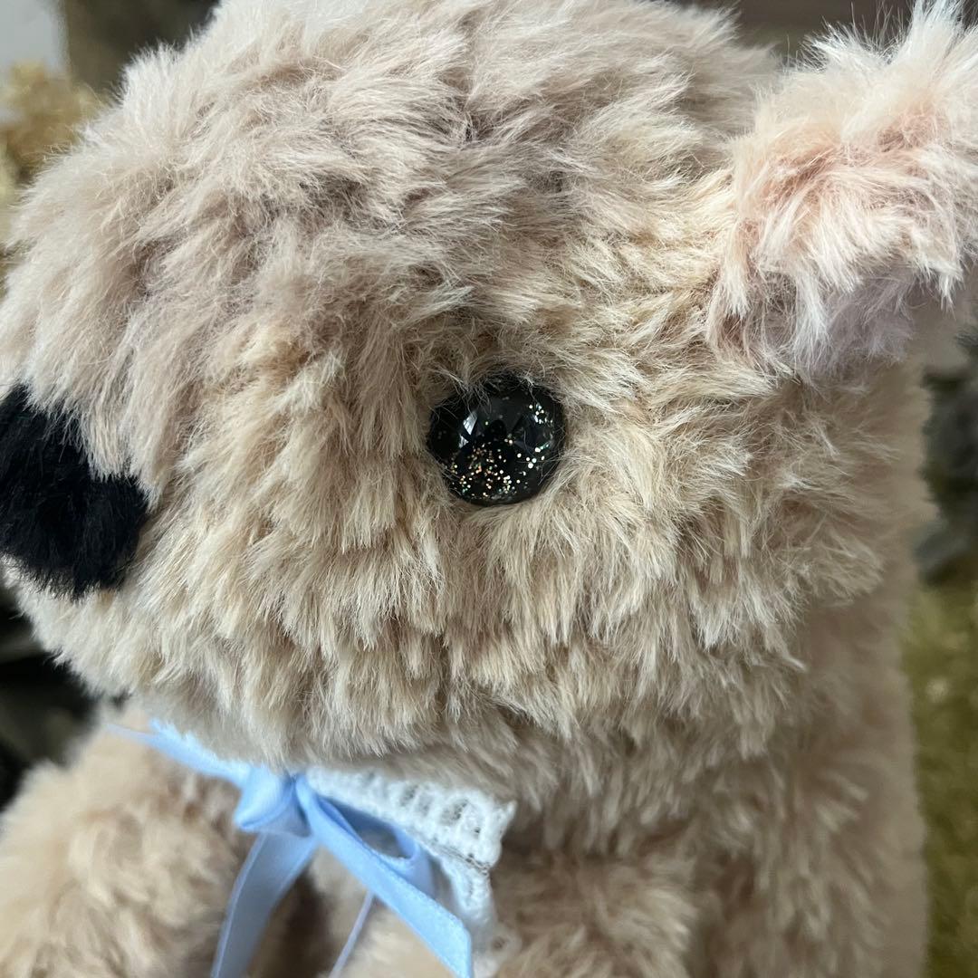 【sample】硝子の瞳をもつ　マーモットのあみぐるみ　ぬいぐるみ