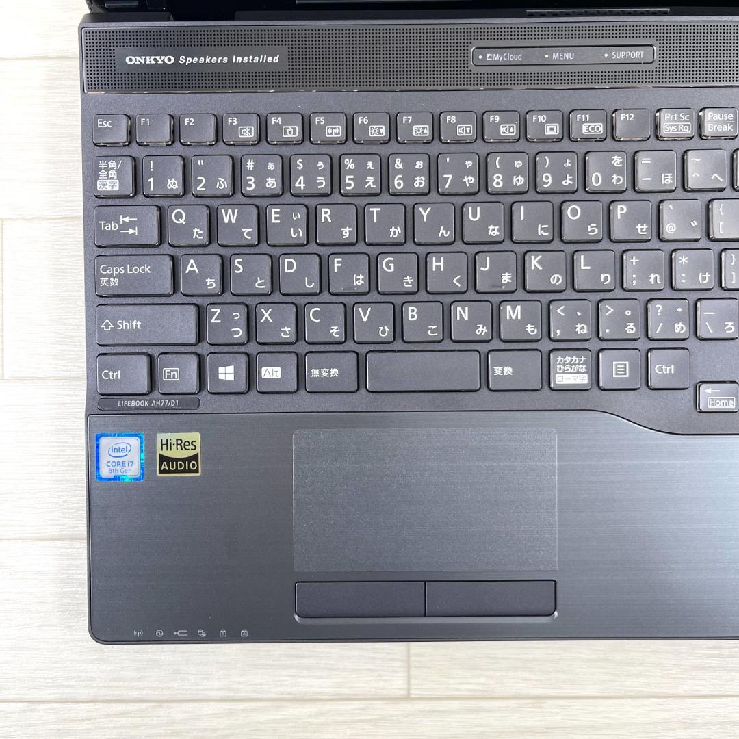 富士通 第8世代i7 新品SSD512＋HDD1T メモリ16 ノートパソコン.