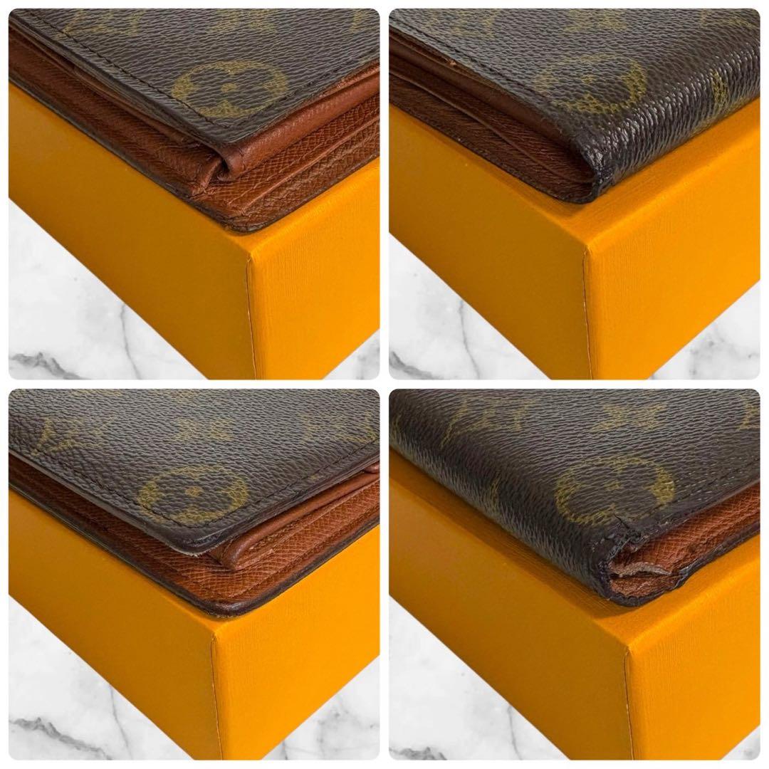 美品✨ ルイヴィトン 財布 ポルトフォイユ マルコ モノグラム 二つ折り財布