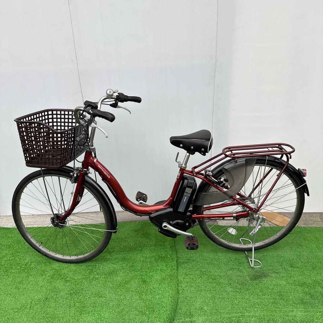 ブリヂストン電動アシスト自転車26インチ 8.9Ah レッド