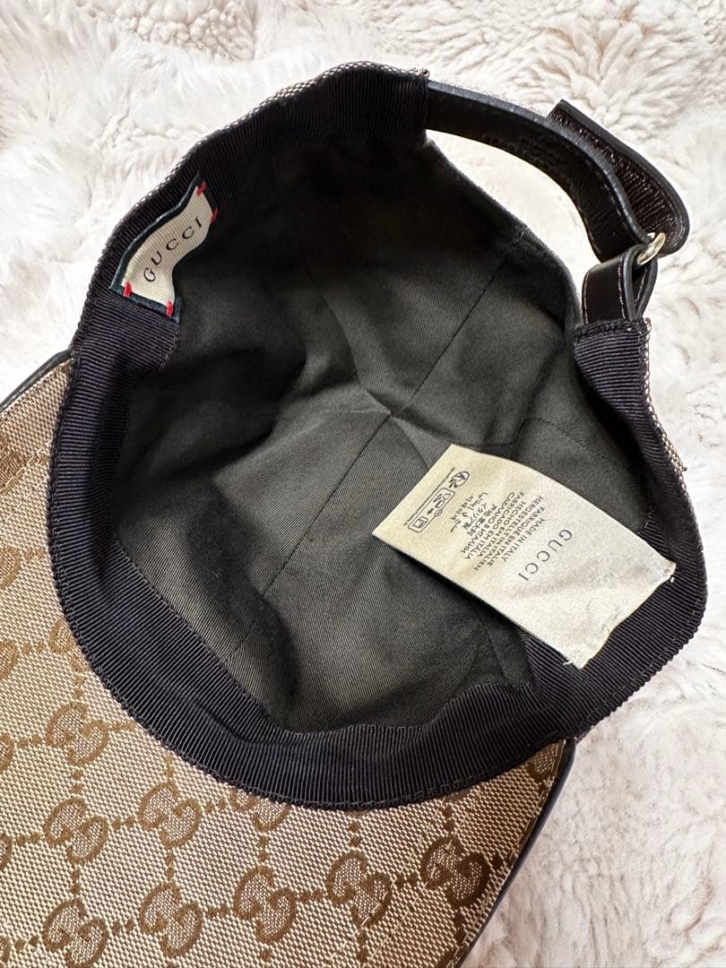 GUCCI/GGパターンキャップ