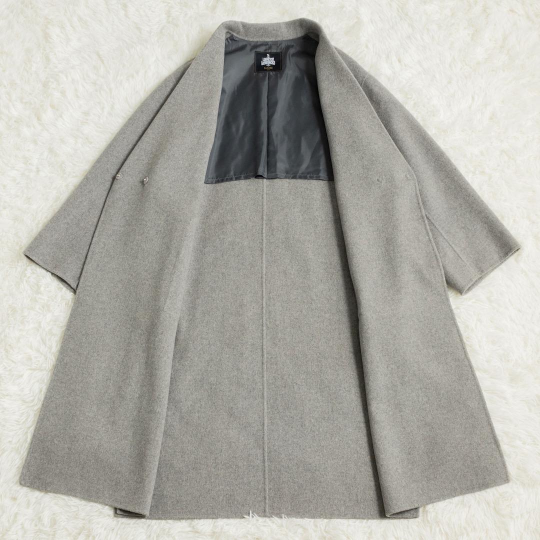 美品 SLOBE IENA HAMILTONダブルフェイスロングチェスターコート