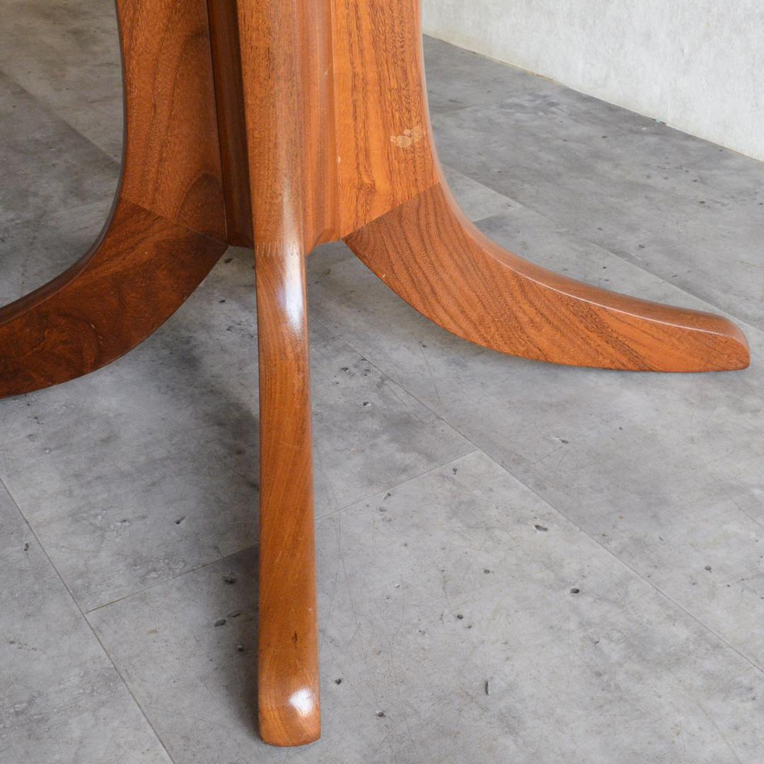 Nathan ヴィンテージ エクステンション コンパクト ラウンドテーブル 伸縮